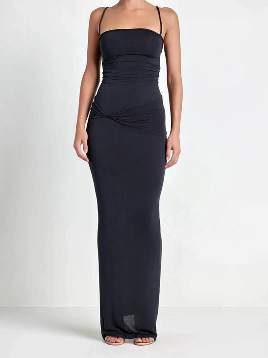 SKIMS Dresses & Skirts - Skims x Vettese sheer modal long dress & bralette